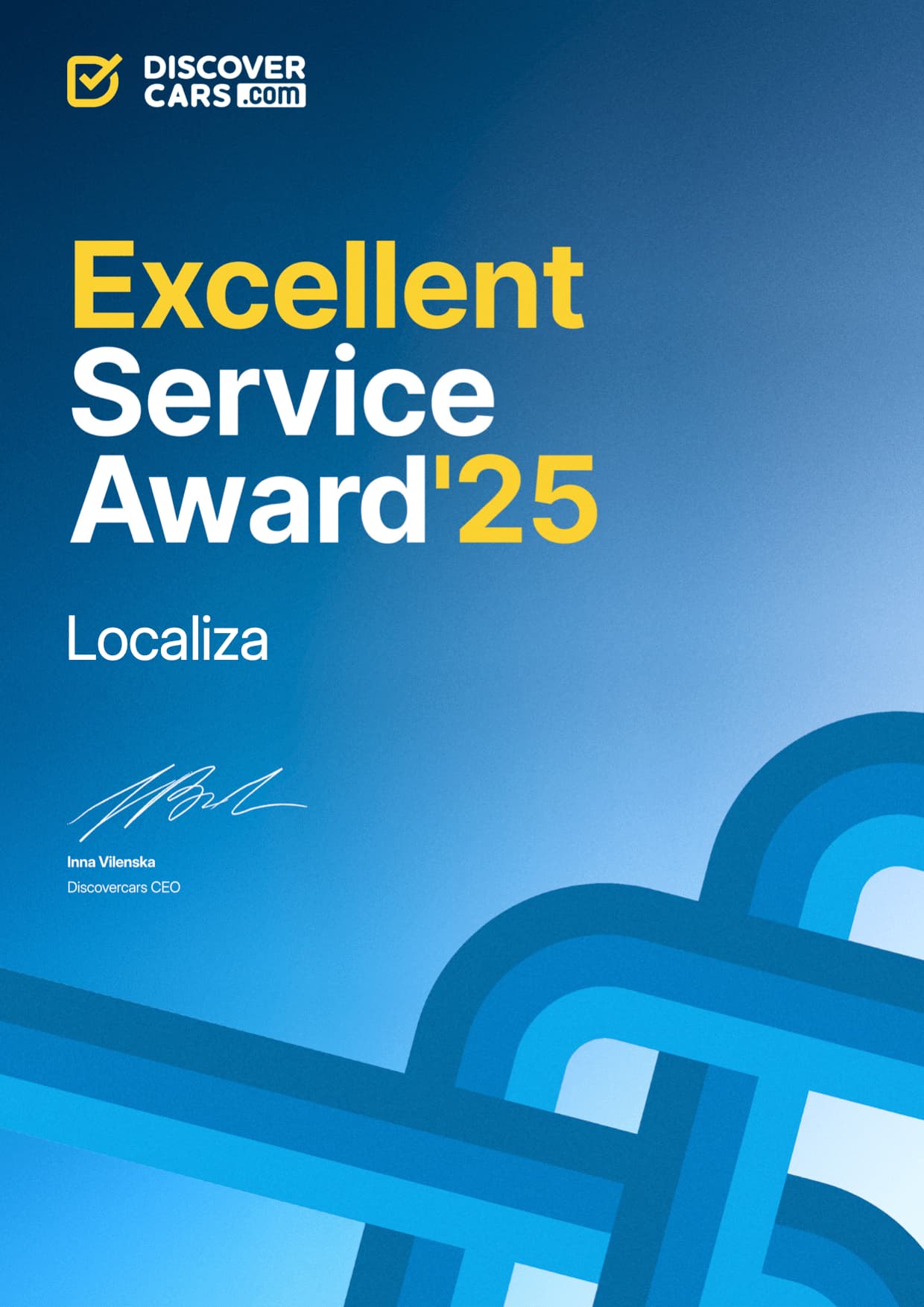 Excellent Service Award 2025
